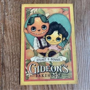 Gideons Bakehouse September 2023 Stuart & Bonnie Menu Card, New